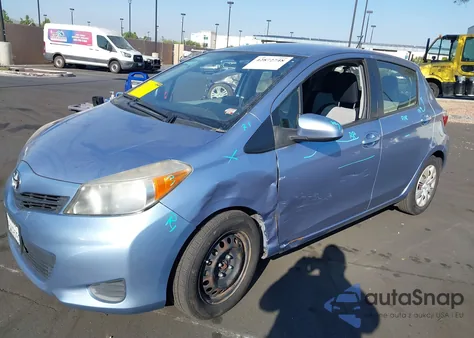 2012 Toyota Yaris Le из США, поврежденный, VIN JTDKTUD34CD534398